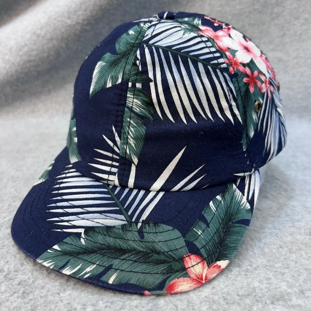 Tropical Floral Mens Navy Goodfellow & Co Baseball Cap Adjustable Strap OSFM